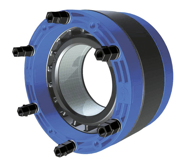 DOYMA Curaflex afdichtingsinzet Nova Senso DN 200 voor 159 mm tot 161 mm HK / EPDM, 184016020040