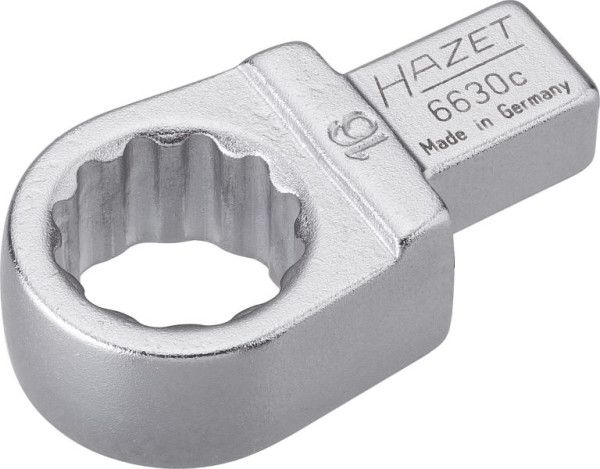 Hazet ringsleutel, insteekvierkant 9 x 12 mm, uitwendig dubbel zeskant trekprofiel, 16 mm, 6630C-16