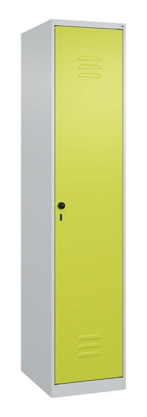 C+P luierkluis Classic PLUS met middenverdeler, 1850x400x500mm, 7035/0024, veiligheidsdraaigrendel, 080000-12F S10021