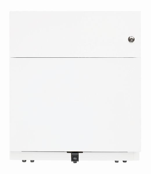 Bisley rolcontainer Note™, 1 universele lade, 1 HR lade, verkeerswit, NWA59M7SF696