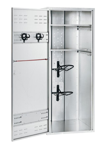 Growi zadelkast (HxDxB): 190 x 75 x 90 cm, cilinderslot, zadelhouder, 10049820