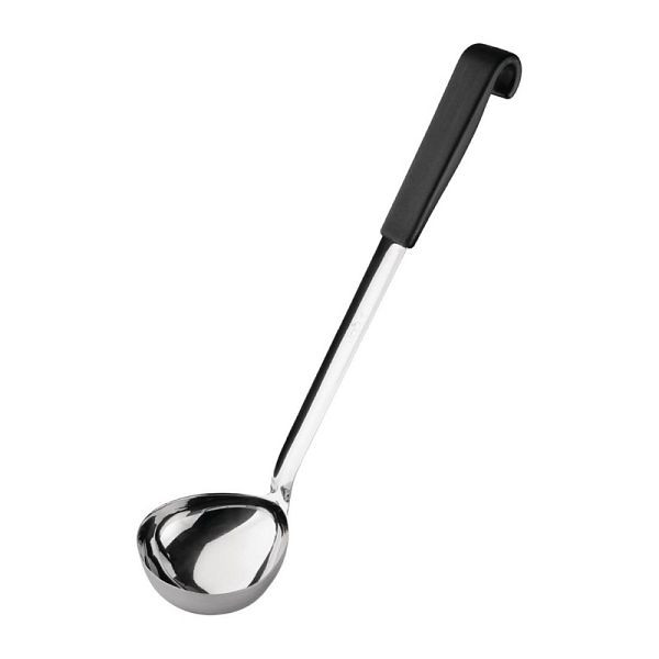 Vogue Pollepel met Zwart Handvat 34cm, CS001
