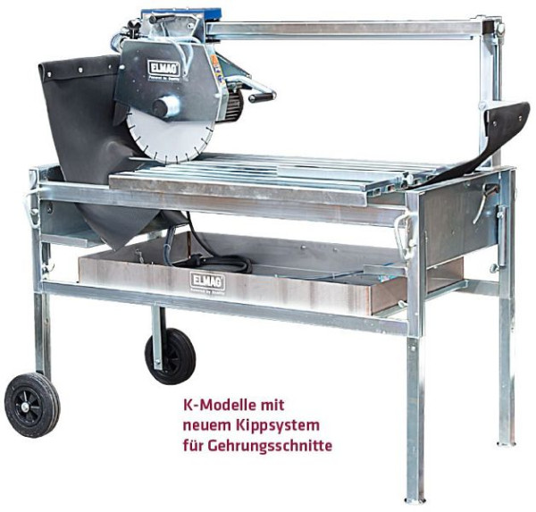 ELMAG steenzaagmachine (inclusief slede), STM 900/350 K, 230 volt, 61301