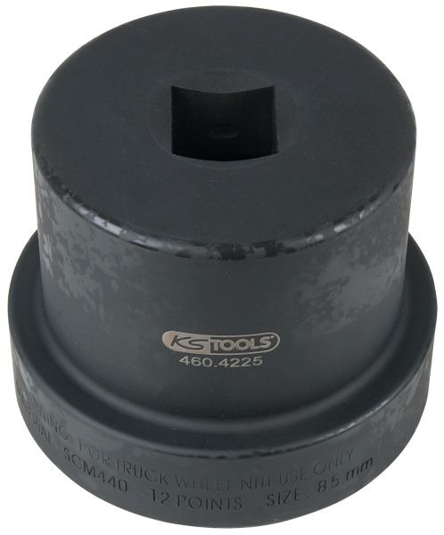KS Tools 1" asmoersleutel met geleidekraag, 12-kant, 85 mm, 460.4225