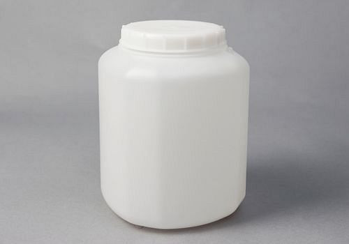DENIOS container met brede opening van HDPE, natuurlijk transparant, 5 liter, VE: 2 stuks, 261-411