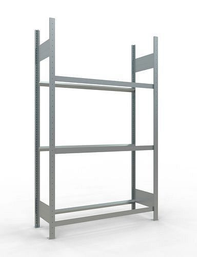 Schulte bandenrek, basisveld, 3 opslagniveaus, vakbreedte 1200 mm, 1260 x 436 x 2000 mm, 278843