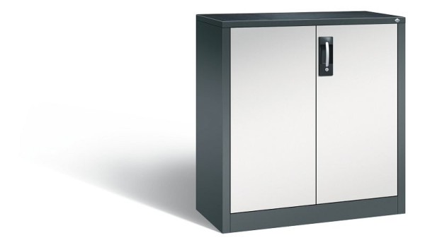 C+P gereedschapskast Acurado, H1000xW930xD400mm, kleur: antracietgrijs/lichtgrijs, verzonken handgreep, 8820-000 S10299