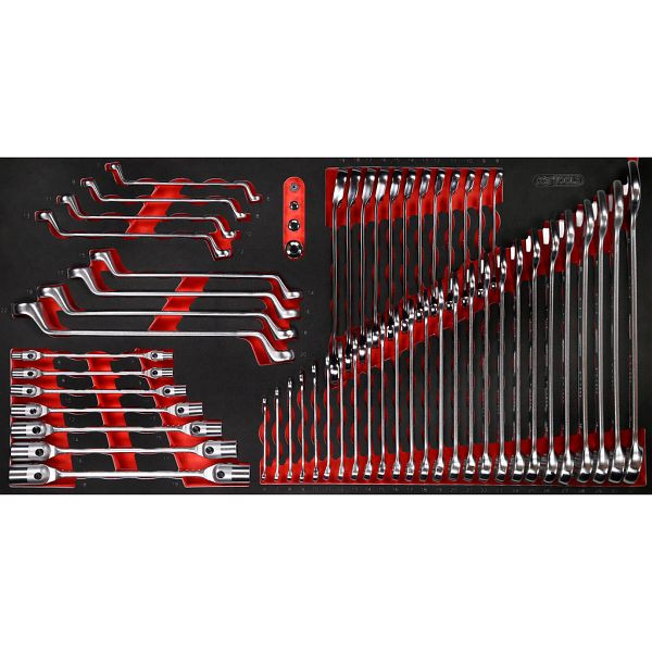 KS Tools PERFORMANCEplus gereedschapsset 57-delige sleutel, 813.0057