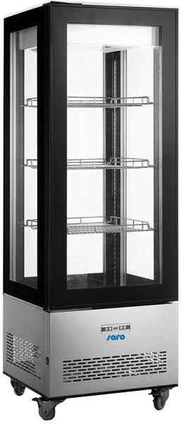 Saro koelvitrine, 400 liter model LEONIE RVS, 330-1100