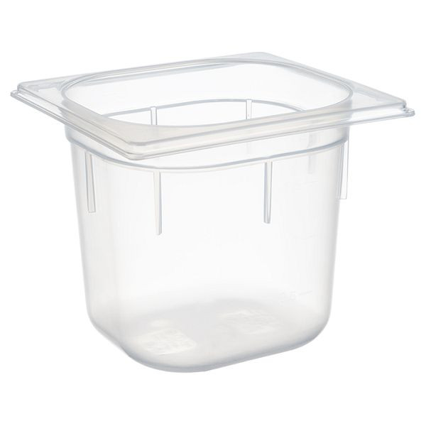APS GN 1/6 bak, 17,6 x 16,2 cm, diepte: 150 mm, polypropyleen, 2,2 liter, 82140