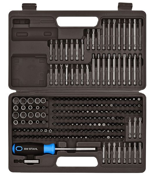 SW staal bitassortiment, 1/4", 208 stuks, 04141L
