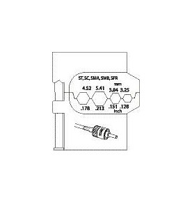 GEDORE module-inzetstuk voor glasvezelkabels, 1830678