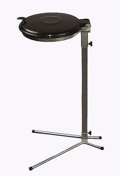 Renner vuilniszakkenstandaard 70-120 L, stationair, breedte 425 mm x diepte 525 mm x hoogte 985 mm, gegalvaniseerd, met zwart kunststof deksel, 8005-10