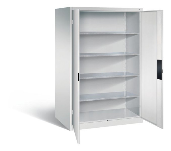 C+P gereedschapskast Acurado, H1950xB1200xD800mm, kleur: lichtgrijs, verzonken handgreep, 8934-052 S10104
