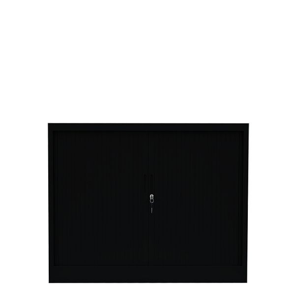 Lüllmann horizontale rolluikkast, 750 x 1000 x 460 mm, gitzwart/gitzwart, 555109