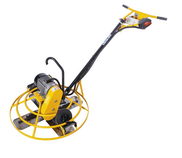 ELMAG troffelmachine FGE-92E, met 3,2 kW elektromotor (380 volt / 50 Hz) Ø 900 mm, twee snelheden, inclusief transportwielen, 63093