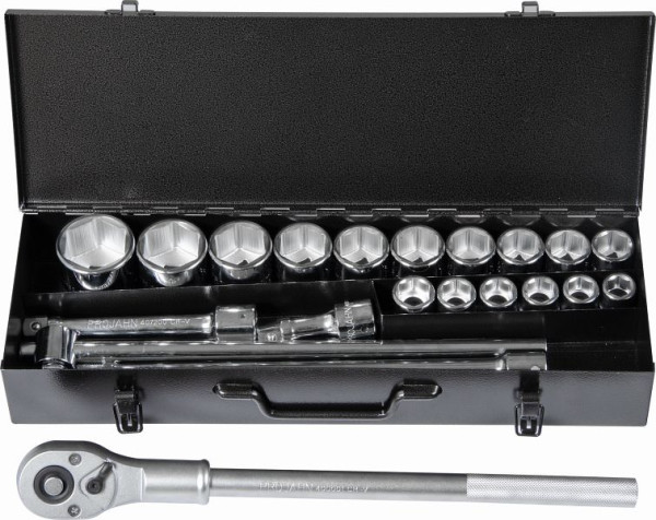 Projahn 3/4" professionele dopsleutelkoffer 21 stuks, 3903402