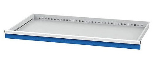 Bedrunka + Hirth lade, incl. Rails, R 48-24, paneelhoogte 75 mm, draagvermogen 100 kg, afmetingen in mm (BxDxH): 1200 x 600 x 75, 60.13.075V10