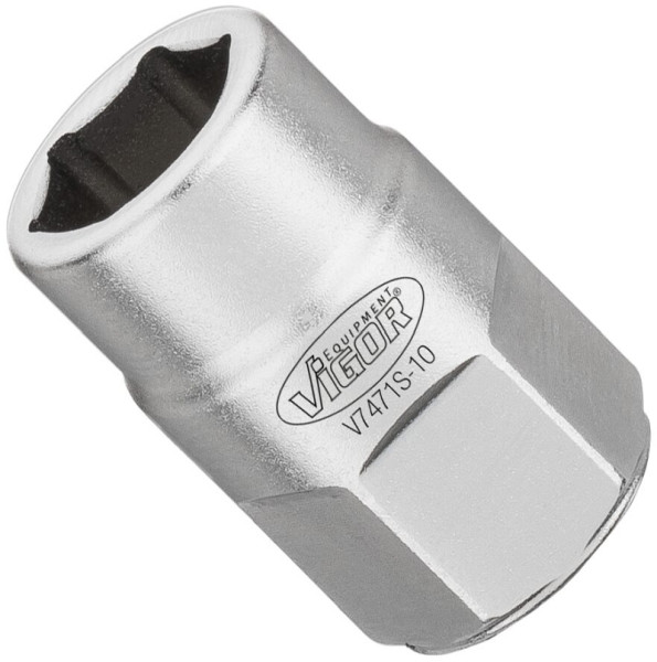VIGOR dopsleutel, kort, 10 mm, V7471S-10