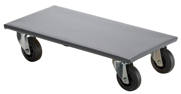 BS-rollen universele wals, wiel-Ø 100 mm, inbouwhoogte 145 mm, rubberen wiel, draagvermogen 250 kg, plaatmaat 350x600 mm, verpakking: 2 stuks, A.-ROLLER.400