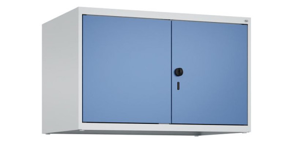 C+P kastopzet Classic PLUS, C-opzetkast Classic PLUS, 2 vakken, 500x800x500mm, 7035/5023, veiligheidsdraaigrendel, 080092-22 S10005
