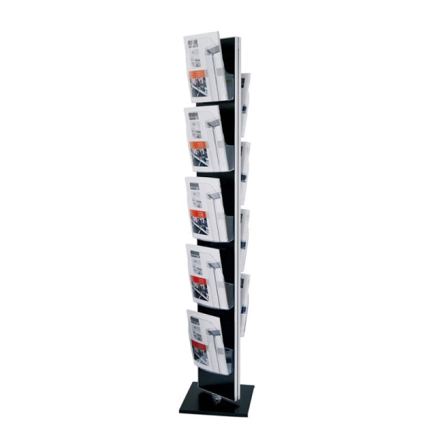 Stein HGS HGS mobiele informatiestandaard -DACAPO TWIST-, paneel en voet zwart, 36881