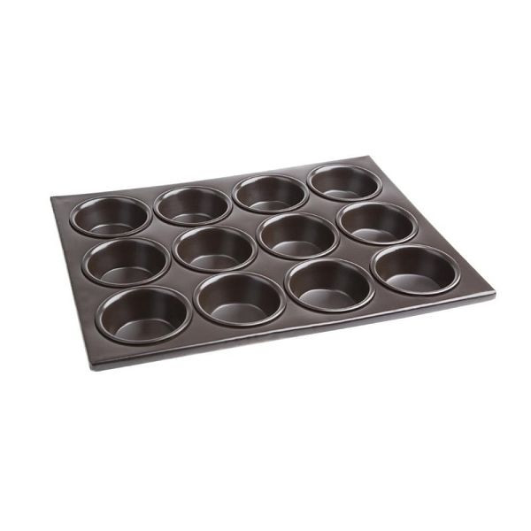 Vogue muffinvorm 12 muffins met antiaanbaklaag, C562