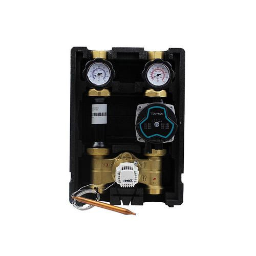 Environ EcoMix verwarmingscircuitpompgroep met driewegmengkraan, hart capillaire thermostaatkop 40-70°C, ENECO002HR2504070ECOS