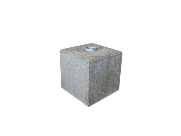 Schake betonblok met bodemhuls met vergrendeling, voor buizen d=76mm, 3F176