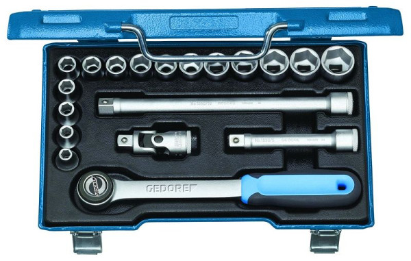 GEDORE dopsleutelset, 19-delig, 2682842