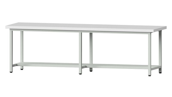 ANKE werkbanken werktafel, model 191, 2800 x 800 x 850 mm, RAL 7035, KSP 50 mm, 401.454