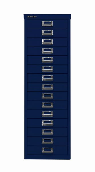 Bisley MultiDrawer™, 39-serie, DIN A4, 15 laden, oxford blauw, L3915639