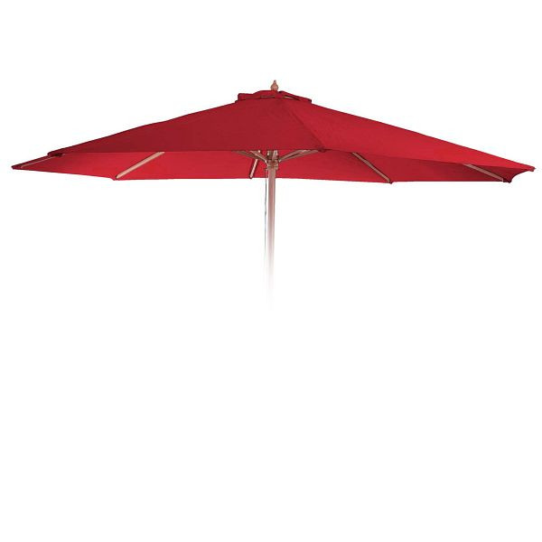 Mendler vervangende hoes voor Florida parasol, parasolhoes vervangende hoes, Ø 3,5m polyester 8 stutten, bordeaux, 81655