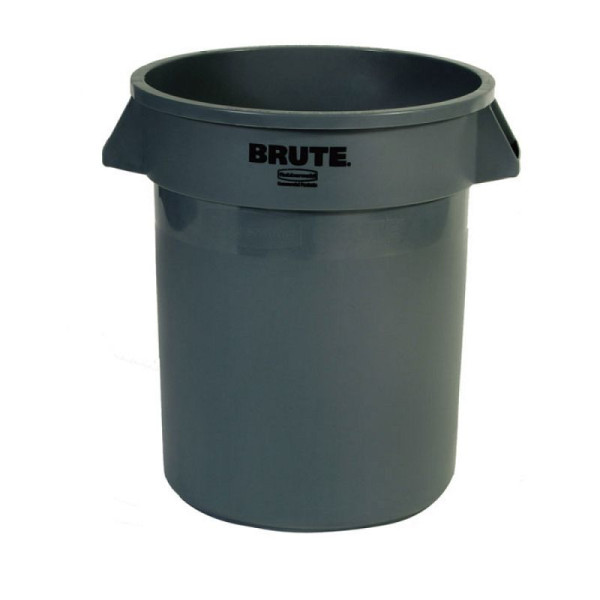 Stein HGS HGS afvalcontainer -BRUTE- Rubbermaid 75,7 liter, grijs, met deksel, grijs, 12575-02