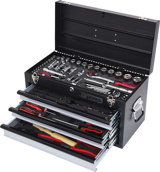 KS Tools 1/4"+1/2" CHROMEplus universele gereedschapsset, 99-delig, 918.0200