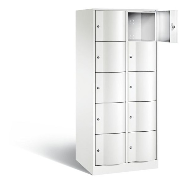 C+P XL lockerkast Resisto, H1950xB772xD640mm, kleur: verkeerswit, 8570-273 S10145