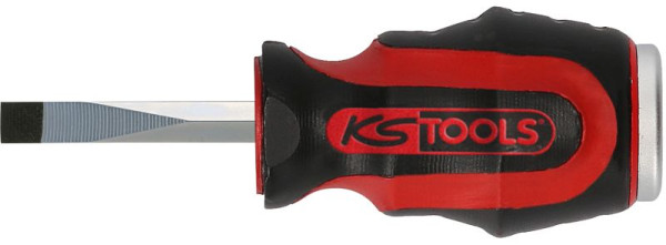 KS Tools ERGOTORQUEmax sleufschroevendraaier, 6 mm, korte vorm, 151.1131