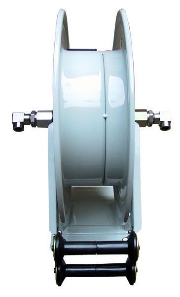 Ebinger slanghaspel OSM 400, max. 20bar / 90°C, max. 10m - 2x15mm OD duo-slangafdichting Viton voor lucht/water, 1.400.1000