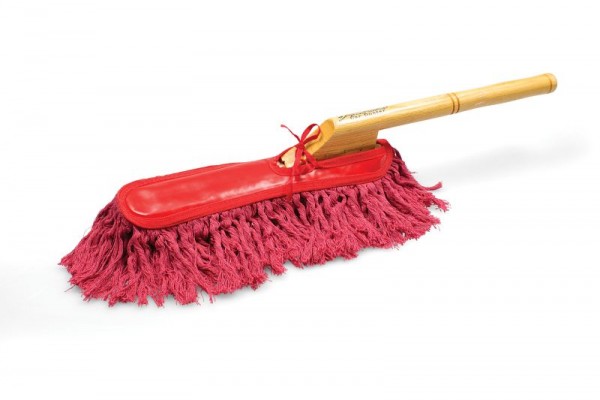 De Witte California Car Duster met houten handvat, 301.100.102