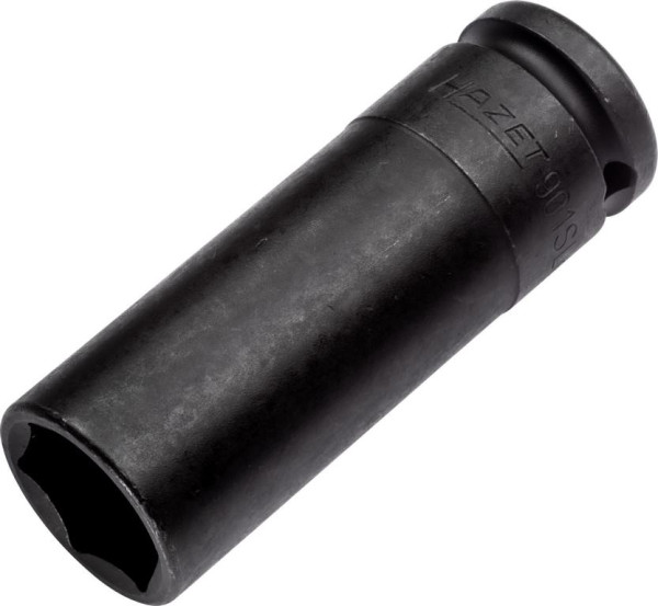 Hazet Impact Machine Schroevendraaier Socket, Hex, Hol Vierkant 12.5mm, 21mm, Wielmontage, Extra Dun, Lang, 901SLG-21