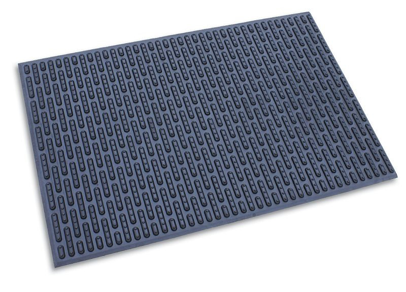 Ergomat Softline zwarte cleanroom antivermoeidheidslasmatten, lengte 120 cm, breedte 90 cm, SL90120-BK