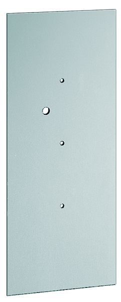 TCS montageplaat zilver geanodiseerd naturel voor PAK07-08 H413xB170 mm, ZAM1104-0010