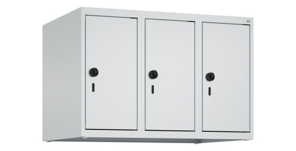 C+P kastopzet Classic PLUS, bovenkast, 7035, veiligheidsdraaigrendel, 500x750x500mm, lichtgrijs, 080090-39 S10009