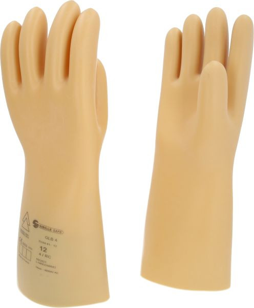 KS Tools Elektriciensbeschermhandschoen met beschermende isolatie, maat 12, klasse 4, wit, 117.0065