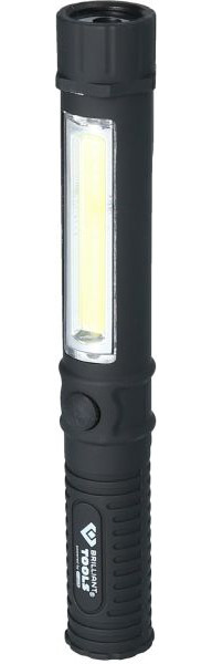 Brilliant Tools 2 in 1 COB-zaklamp met 140 lumen, BT130910
