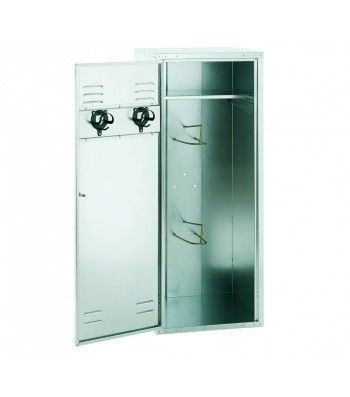 Growi zadelkast (HxDxB): 190 x 60 x 60 cm, cilinderslot, zadelhouder, 10050180