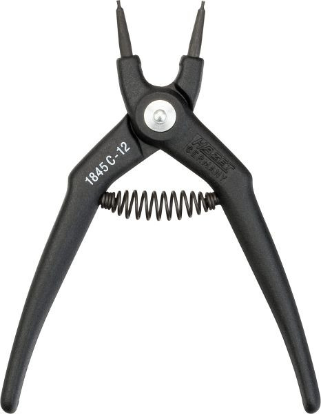 Hazet borgveertang, recht type (vorm C) voor interne borgringen, lengte: 140 mm, nettogewicht: 0,06 kg, 1845C-12