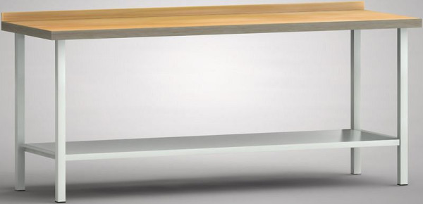 KLW professionele werkbank - 2000 x 700 x 905 mm L x D x H (ERGO-VERSIE), WP005E-2000M45-X7000