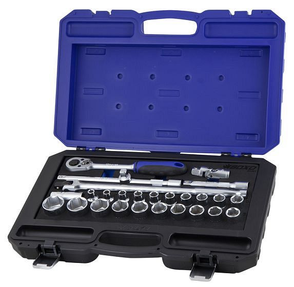 Boxo 1/2” dopsleutelset, 27 stuks, VE: 5 stuks, BX367-BC