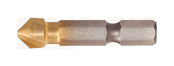 KS Tools 1/4" HSS TiN kegel- en ontbraamverzinkboor 90°, 10,4 mm, 336.0328